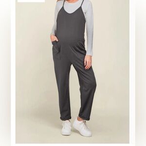 Lahloya Maternity Jumpsuit Dark Gray Medium